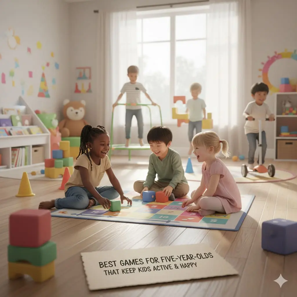 Best Games for Five-Year-Olds That Keep Kids Active & Happy